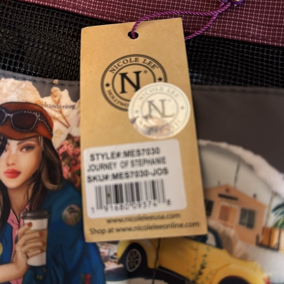Nicole Lee Journey of Stephanie Caddy Tote and Matching Wallet NWT MSRP: $80 - Picture 4 of 6